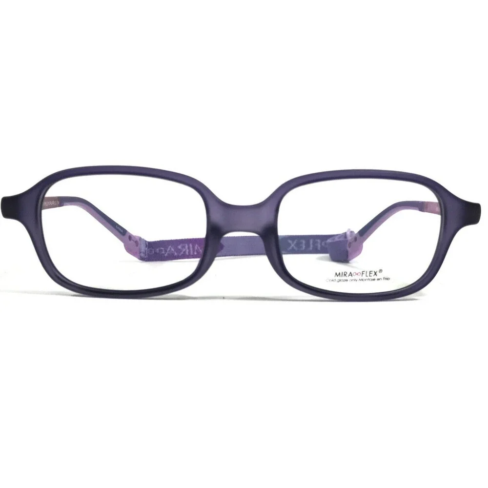 Miraflex Kids Goggles Eyeglasses Frames ERIC M.DARK PURPLE-M.PURPLE 14 47-18-125